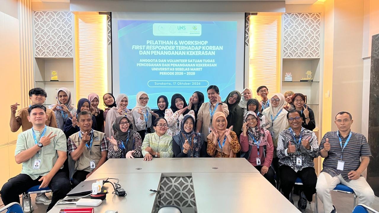 Perkuat Kompetensi Anggota dan Volunteer Baru, Satgas PPK UNS Gelar Pelatihan First Responder