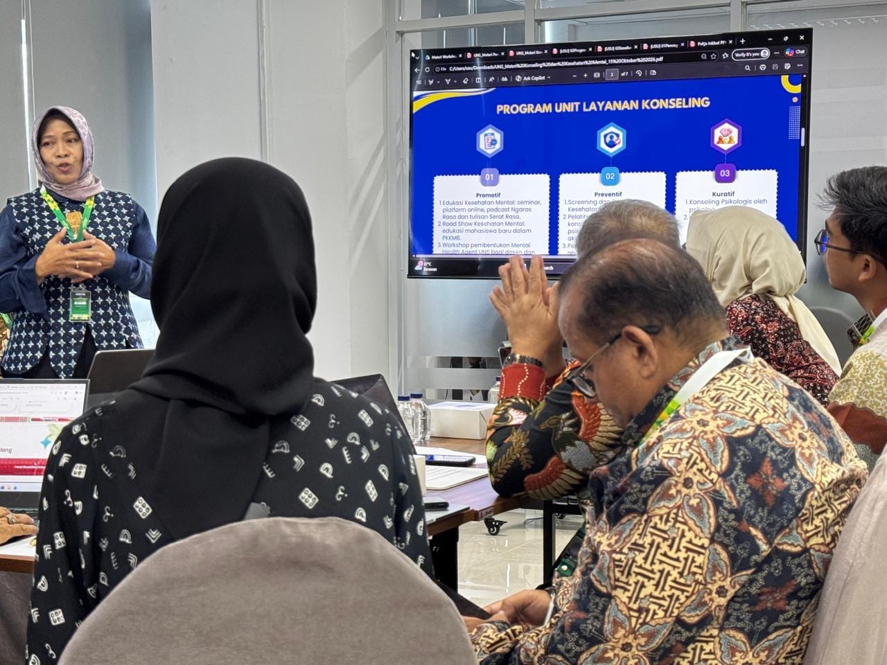 PPK UNS task force shares the experience of building Inconclusive Campus -Violence between -PTNBH