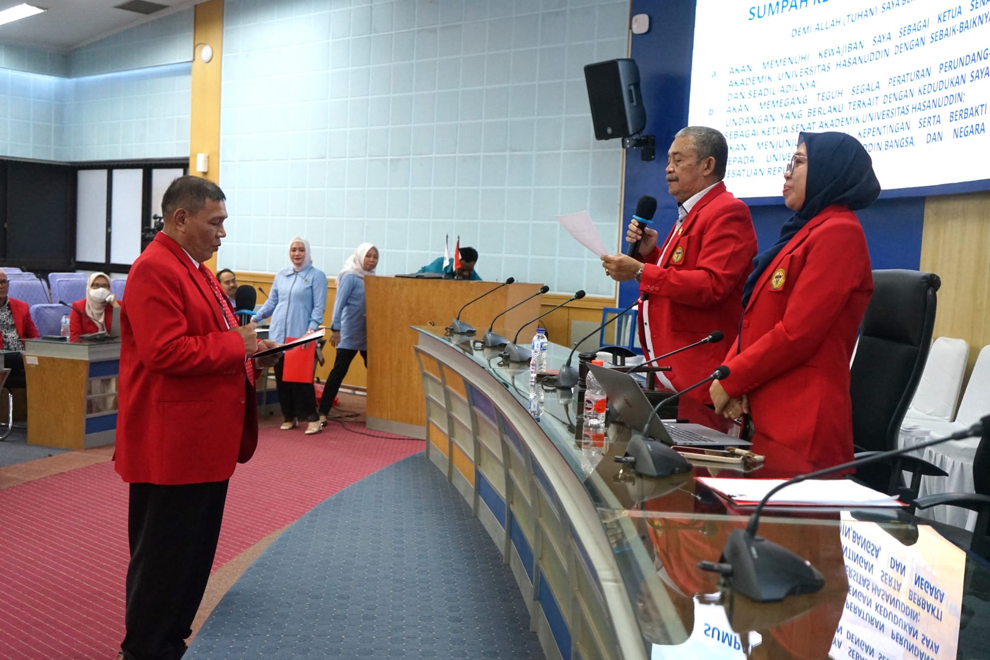 Prof. Muhammad Akbar was chosen as the Chief of the Unhas Senate Academy period 2026 - 2030