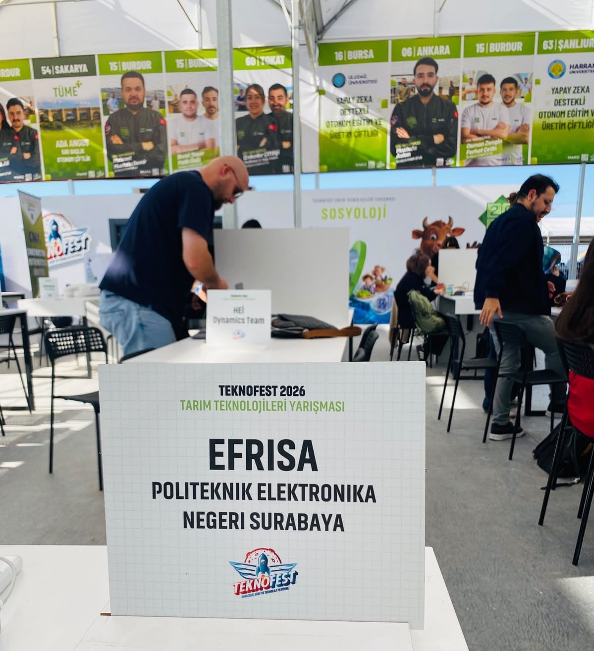 EFRISA Politeknik Elektronika Negeri Surabaya (PENS)  Tembus 9 Besar Dunia pada Kompetisi Teknologi Pertanian Teknofest 2026 di Turki