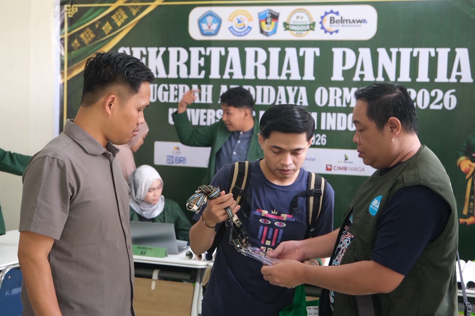 Welcome to the Generous Abdidaya Ormawa in UMI, Makassar. Photo.
